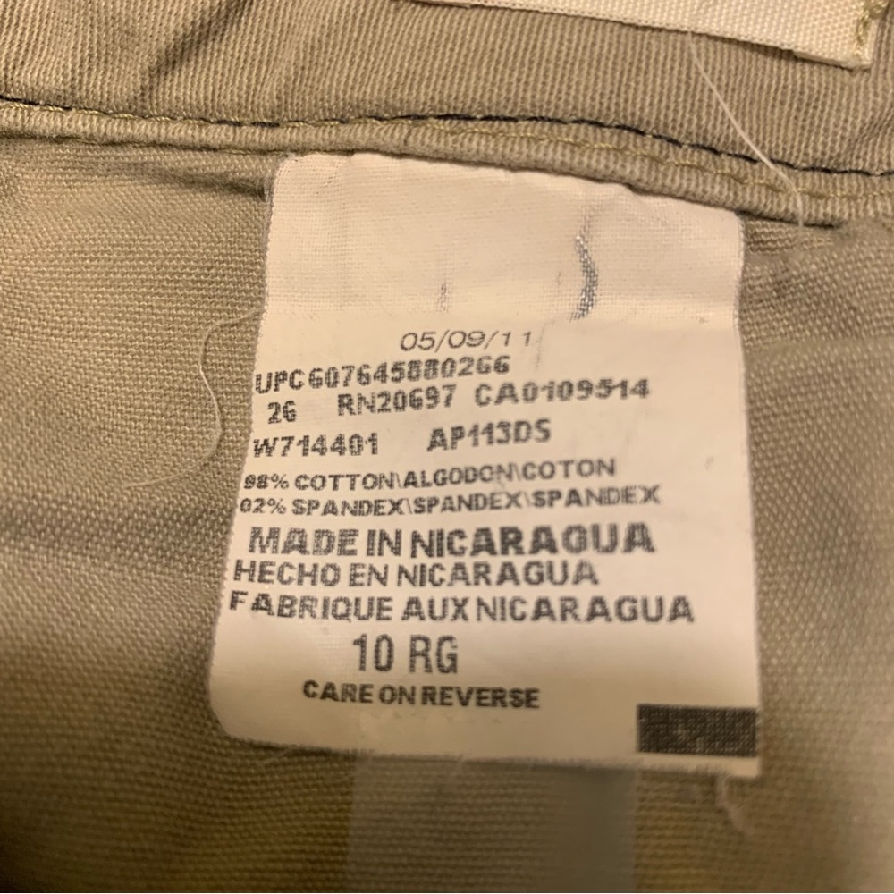 Dickies Women's Slim Fit Boot Cut Pants Size 10 Regular , Tan Comfort Stretch - Picture 8 of 9